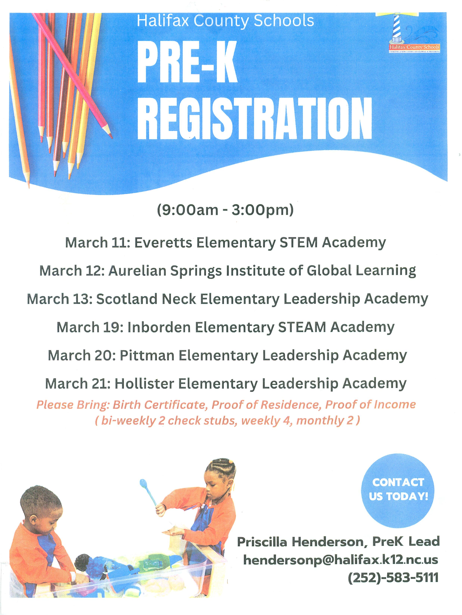 Pre-K Registration 2025